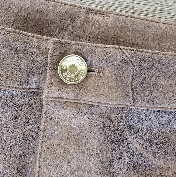 - Chico's Suede Slim Leg Pants - 12s / 2s - Picture 6 of 13